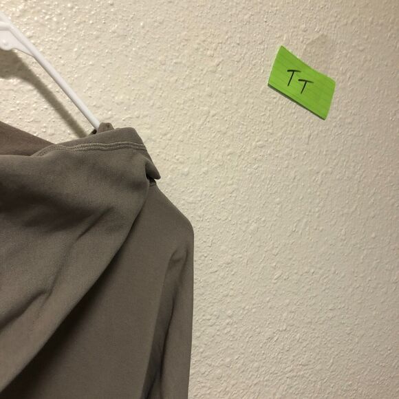 nike jacket xl gray womens fitted hooded extra large full zip solid casual tt - Picture 5 of 13